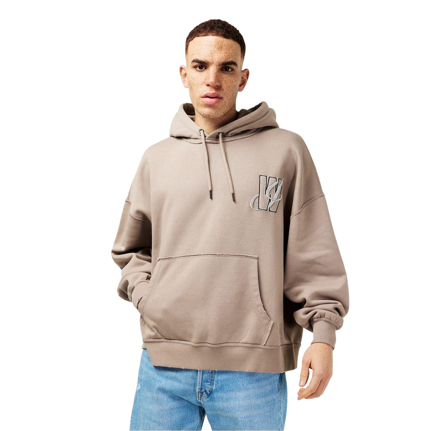 Moon Rock - Side - Jack Wills Mens Drop Shoulder Relaxed Fit Drawstring Hoodie