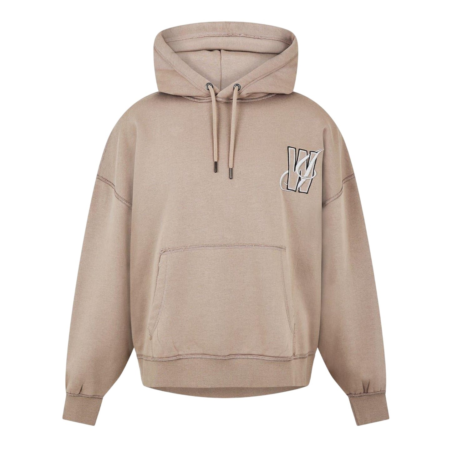 Moon Rock - Front - Jack Wills Mens Drop Shoulder Relaxed Fit Drawstring Hoodie