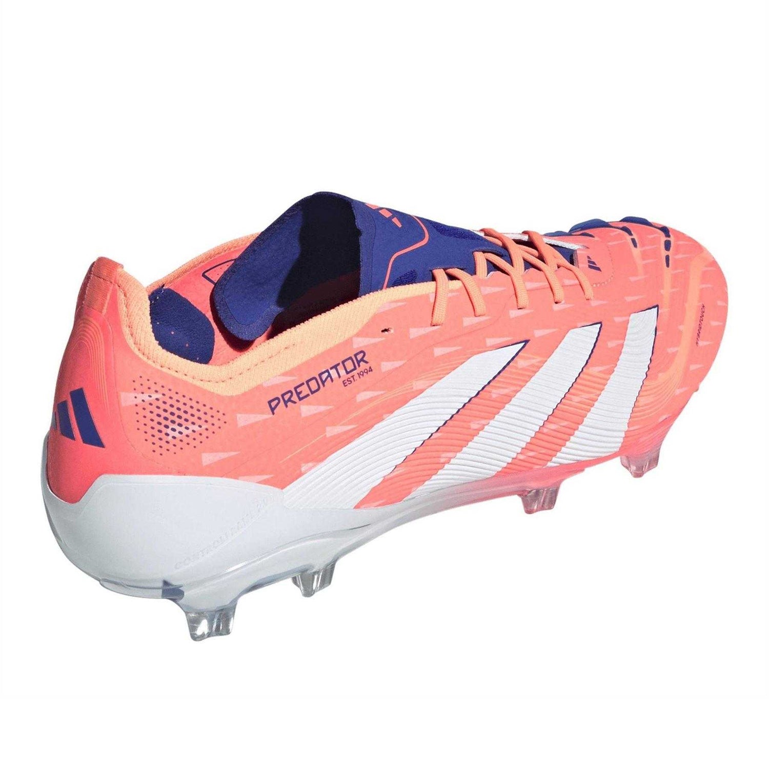 Orange-White - Back - Predator Mens Predator Elite Firm Ground Football Boots