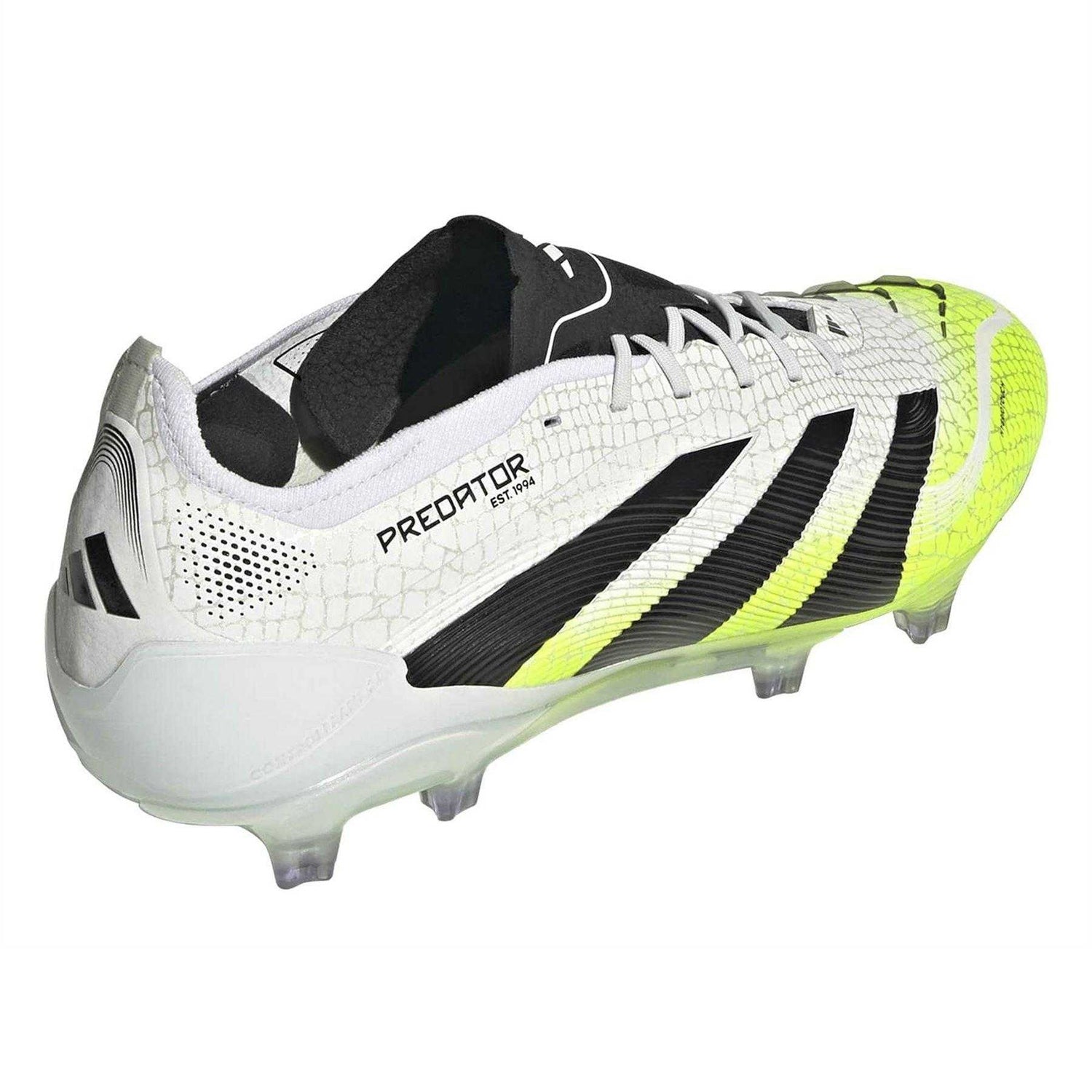 White-Lemon - Back - Predator Mens Predator Elite Firm Ground Football Boots