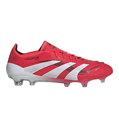 Red-White - Front - Predator Mens Predator Elite Firm Ground Football Boots