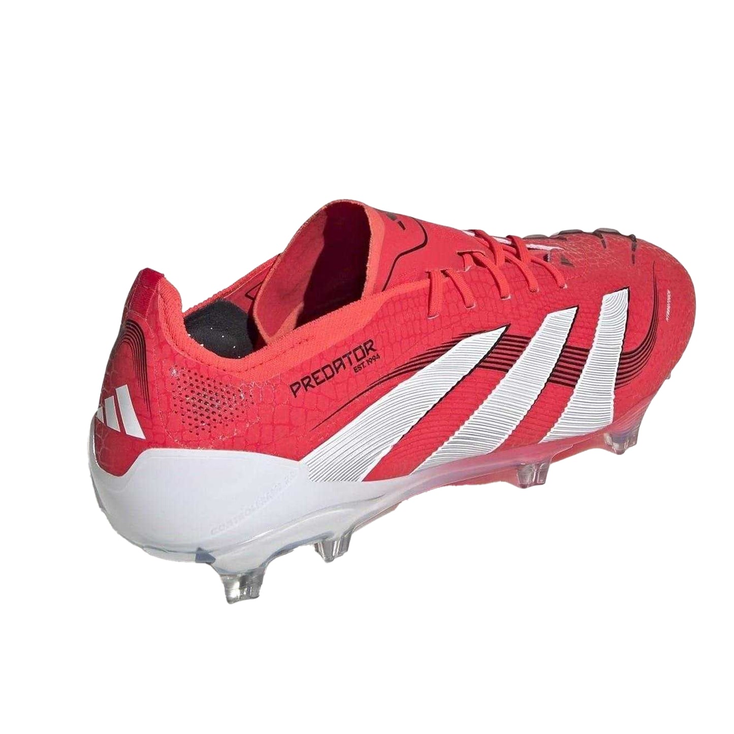 Red-White - Back - Predator Mens Predator Elite Firm Ground Football Boots