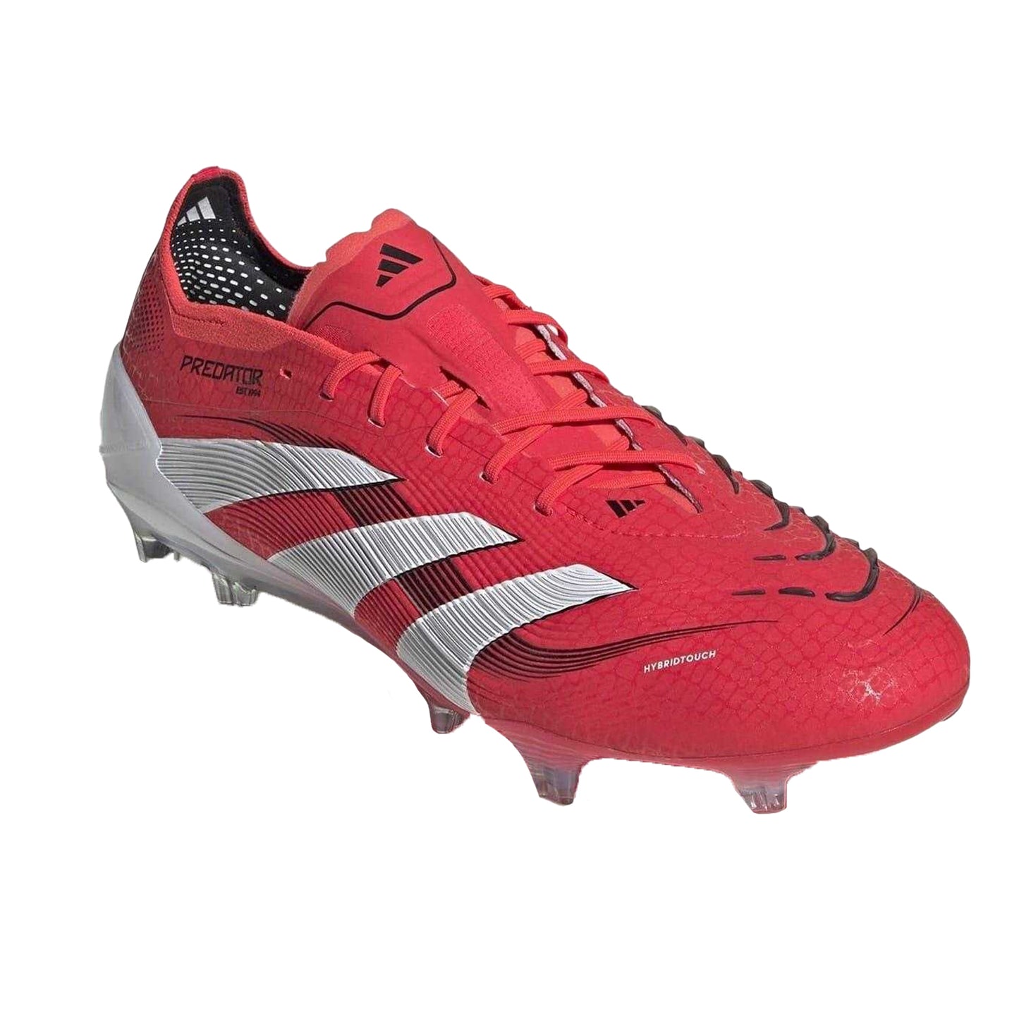 Red-White - Pack Shot - Predator Mens Predator Elite Firm Ground Football Boots