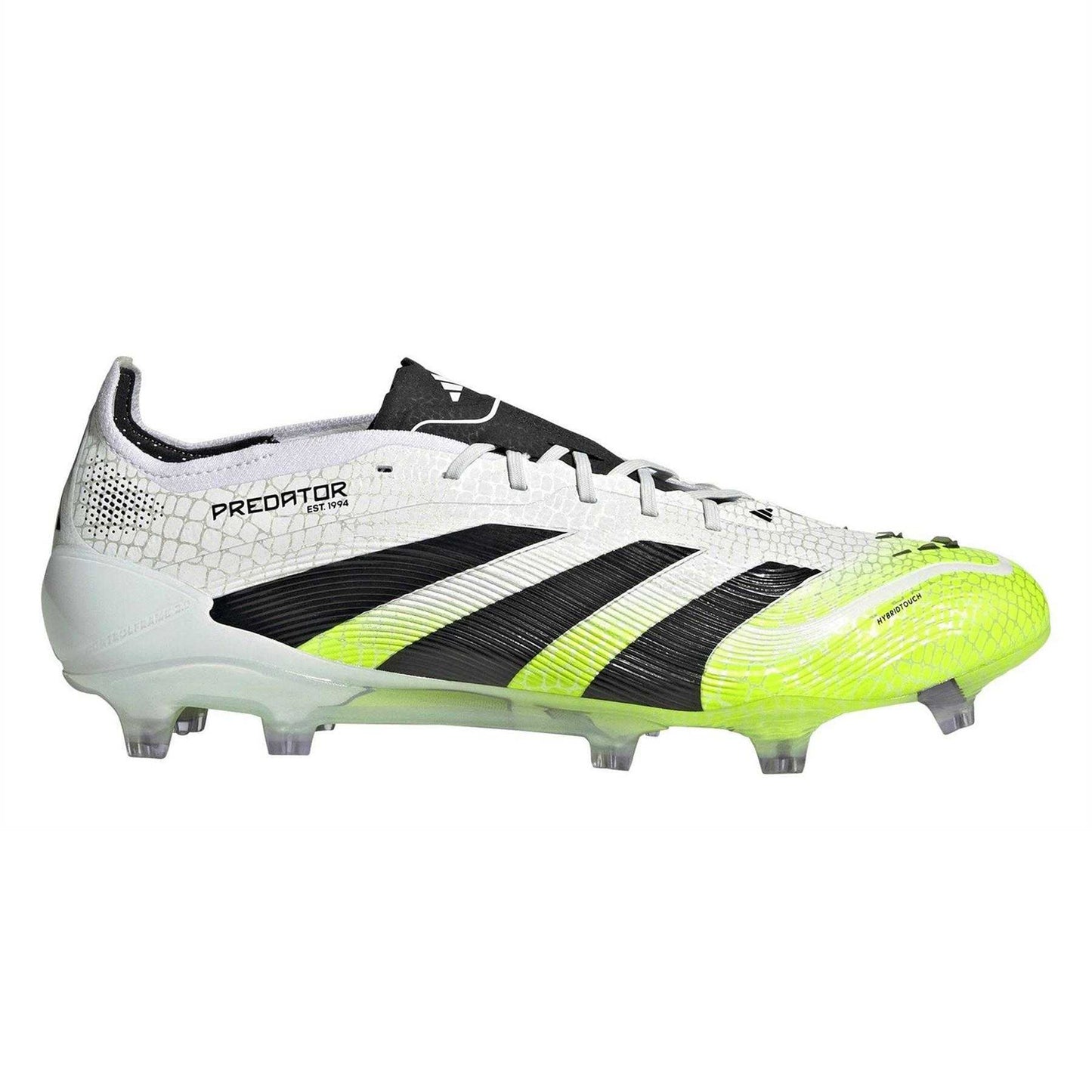 White-Lemon - Front - Predator Mens Predator Elite Firm Ground Football Boots