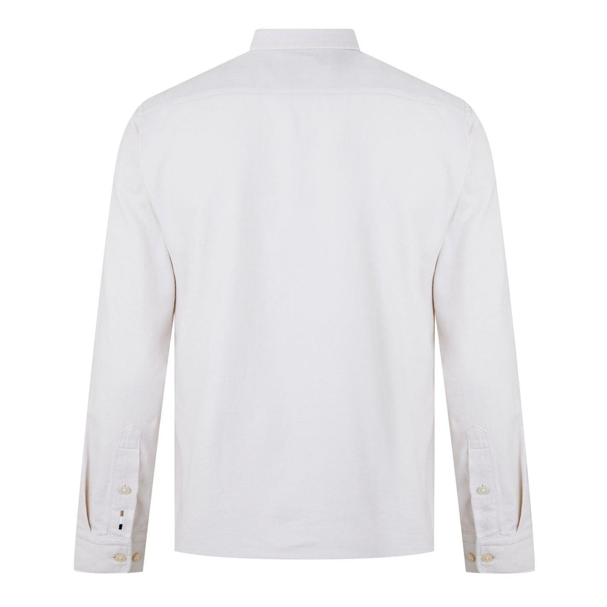 White - Back - Boss Mens C-Roan-Kent-C4 Long-Sleeved Shirt