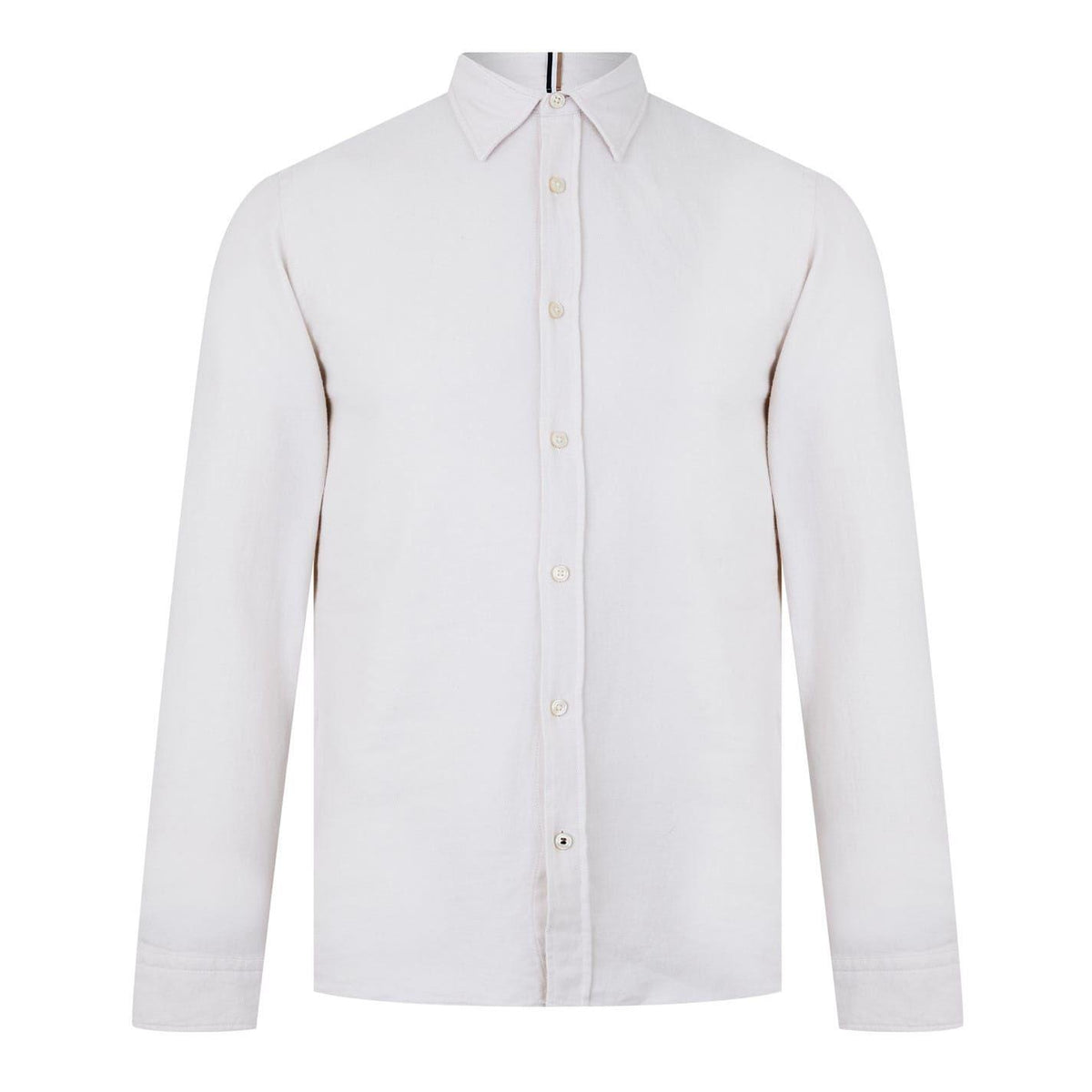White - Front - Boss Mens C-Roan-Kent-C4 Long-Sleeved Shirt