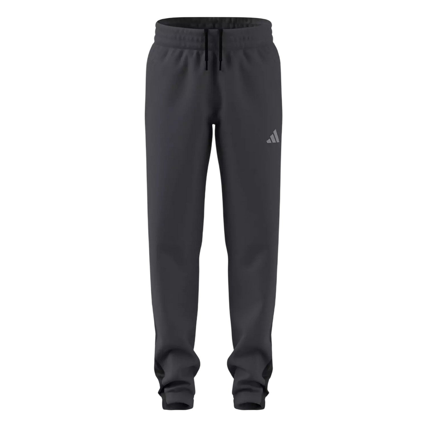 Grey - Front - Adidas Childrens-Kids Clima Tracksuit Bottoms