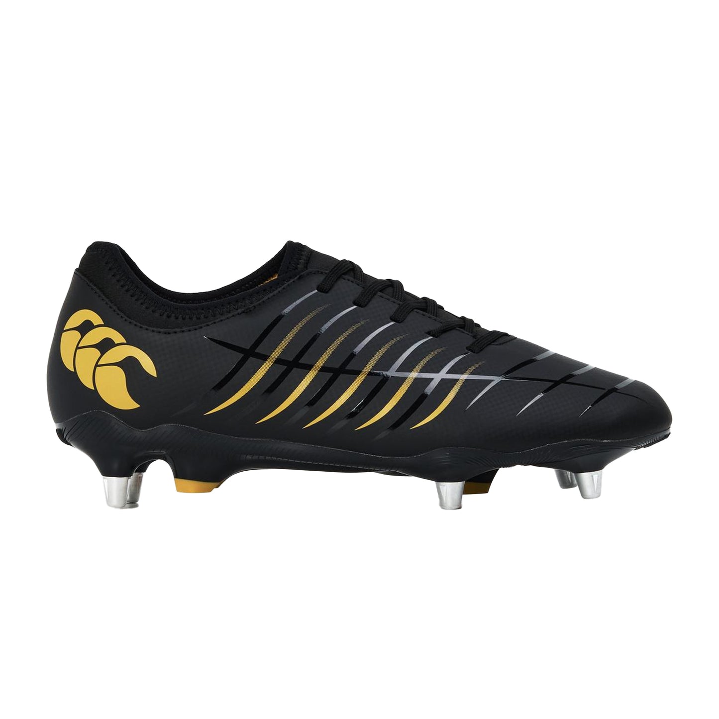 Black - Front - Canterbury Mens Phoenix 2.0 Soft Ground Rugby Boots