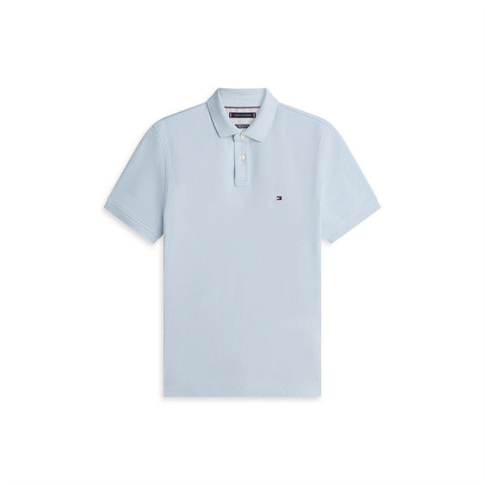 Breezy Blue - Front - Tommy Hilfiger Mens 1985 Regular Polo Shirt