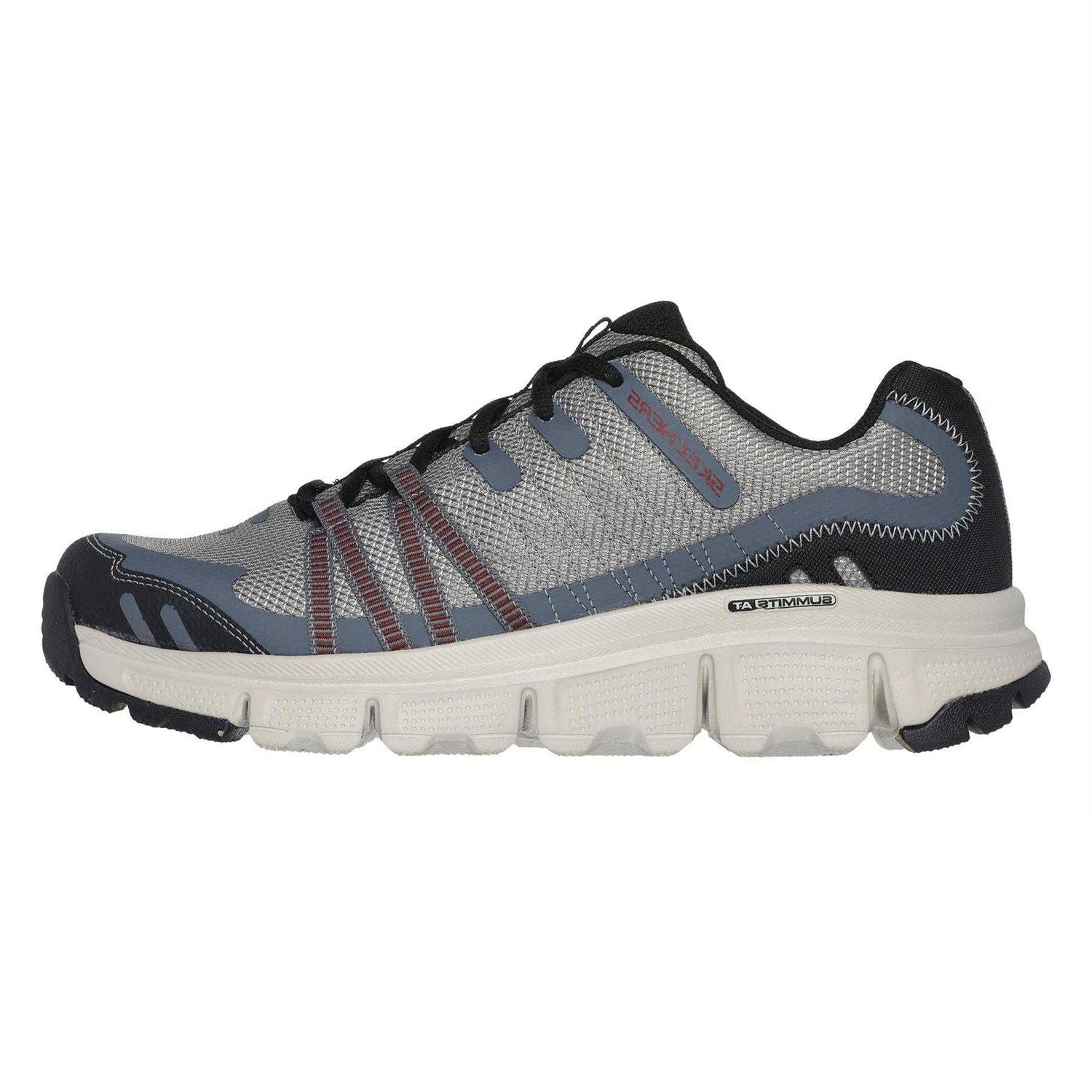 Grey - Back - Skechers Childrens-Kids Summits AT Trainers