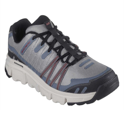 Grey - Side - Skechers Childrens-Kids Summits AT Trainers