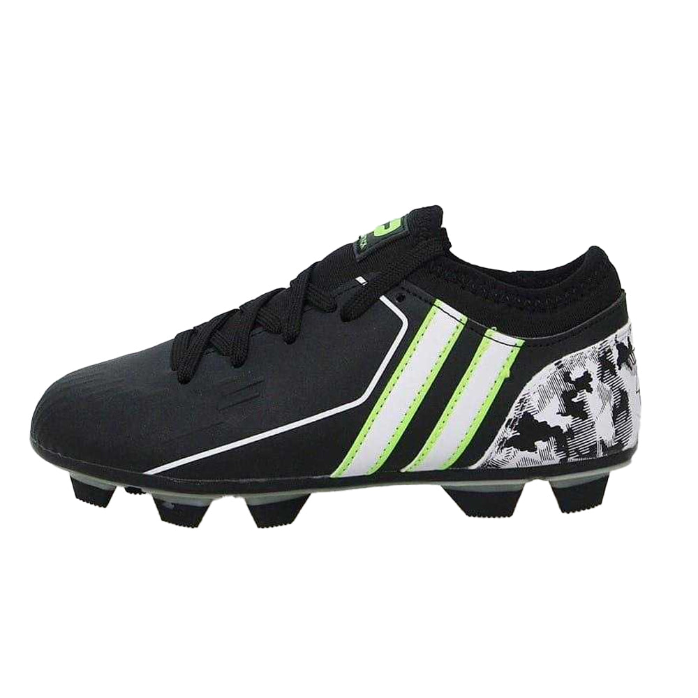 Blue - Back - Patrick Childrens-Kids Camo Lace Up Football Boots
