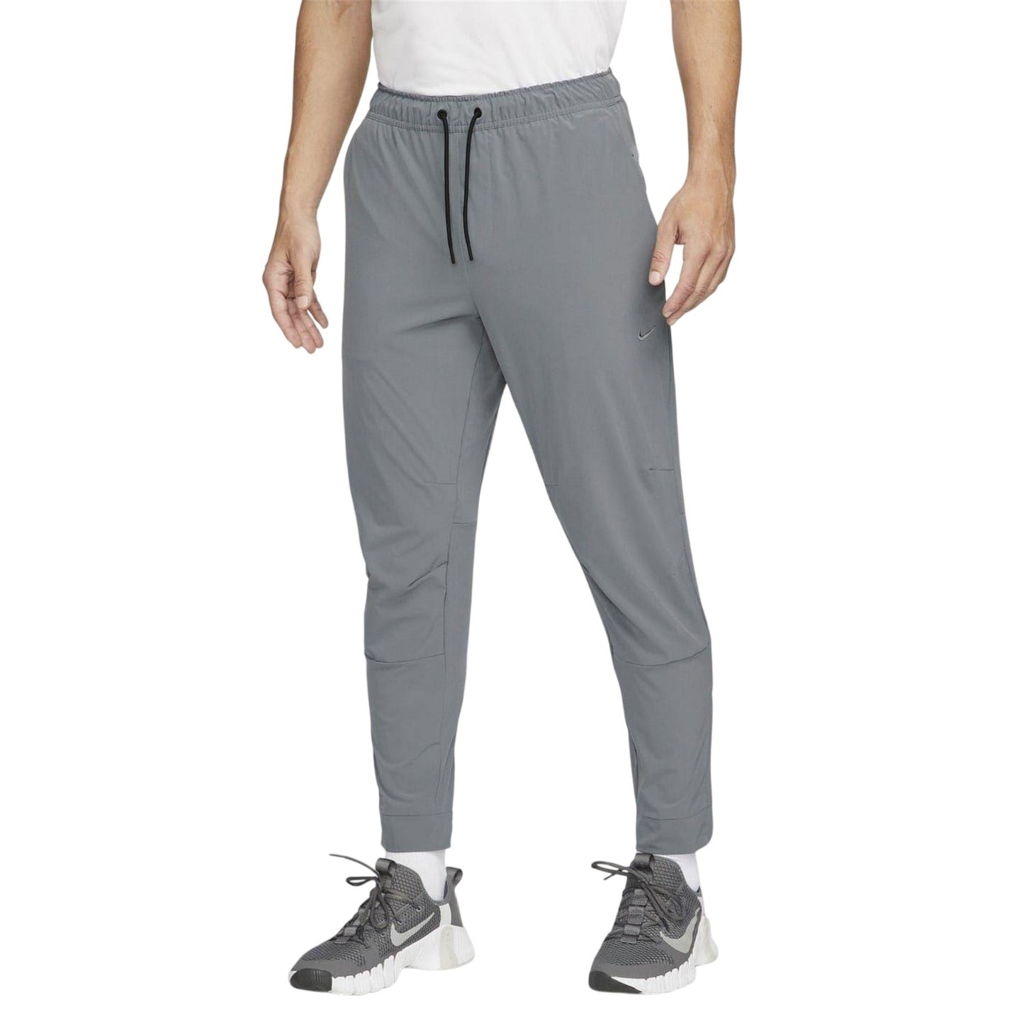 Grey-Black - Front - Nike Mens Unlimited Tracksuit Bottoms