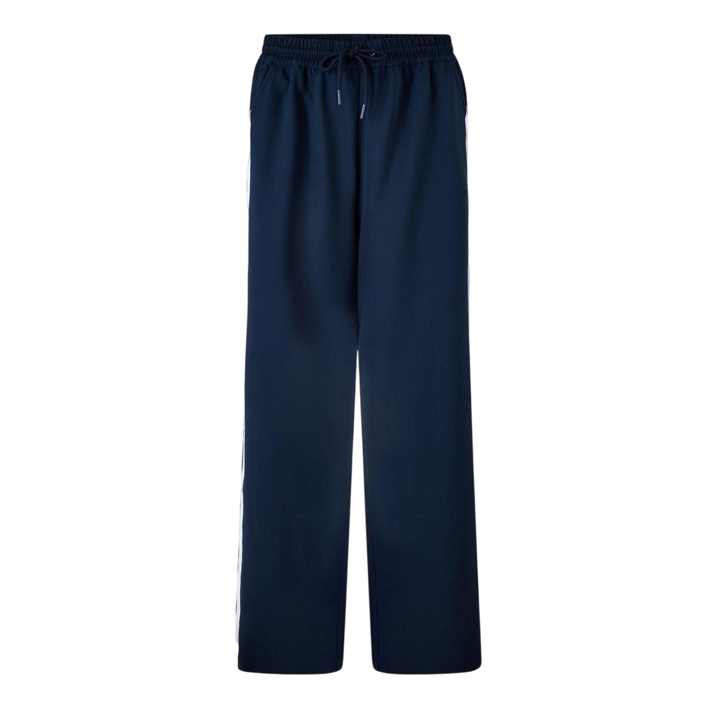 Navy - Back - Jack Wills Womens-Ladies Wide Leg Tracksuit Bottoms