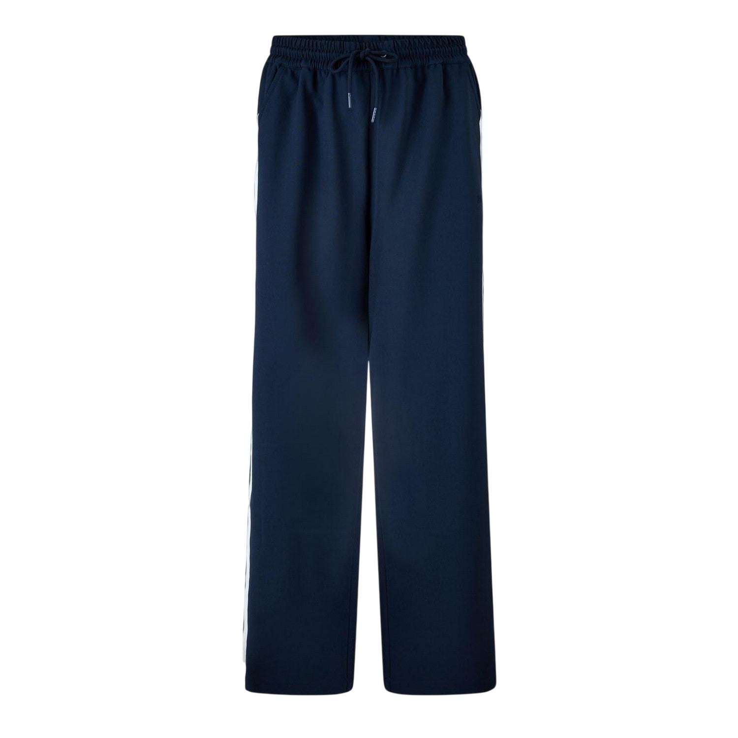 Navy - Back - Jack Wills Womens-Ladies Wide Leg Tracksuit Bottoms