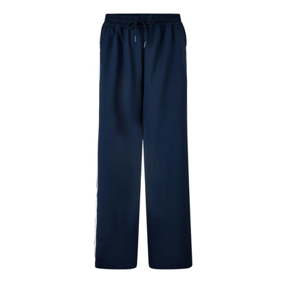 Navy - Back - Jack Wills Womens-Ladies Wide Leg Tracksuit Bottoms