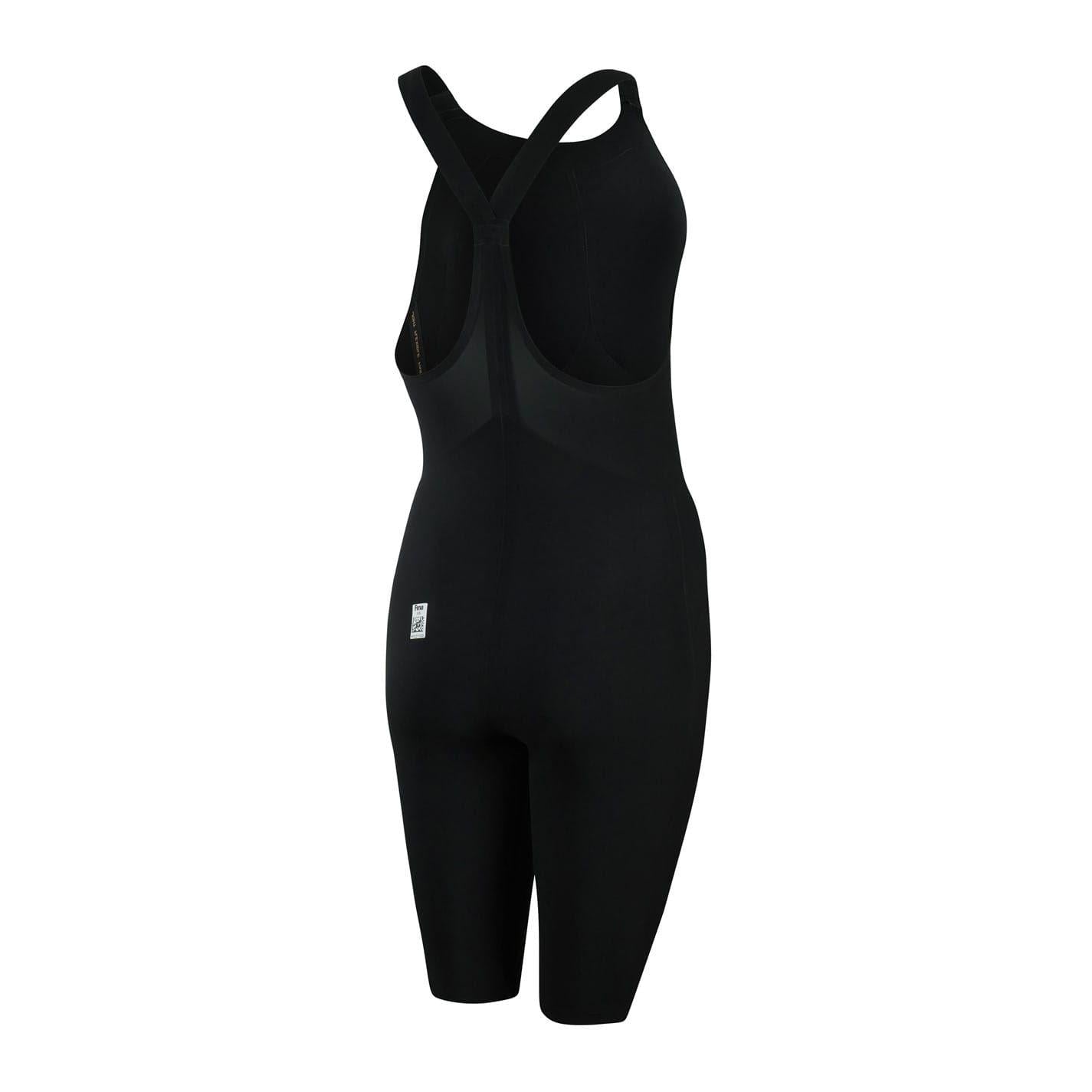 Black - Back - Speedo Womens-Ladies Textured Swimwear