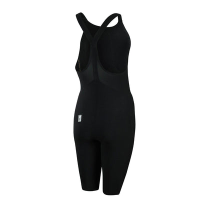 Black - Back - Speedo Womens-Ladies Textured Swimwear