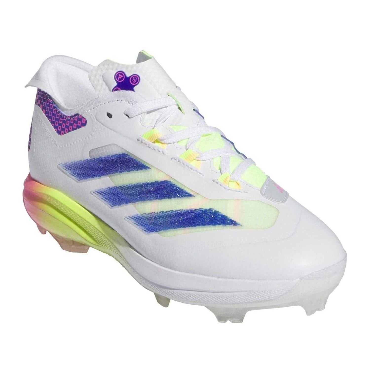 White - Pack Shot - Adidas Childrens-Kids Impact Lace Up Trainers