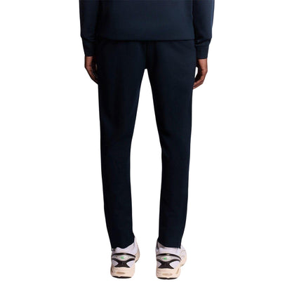 Dark Navy - Back - Lyle & Scott Mens Fleece Logo Jogging Bottoms