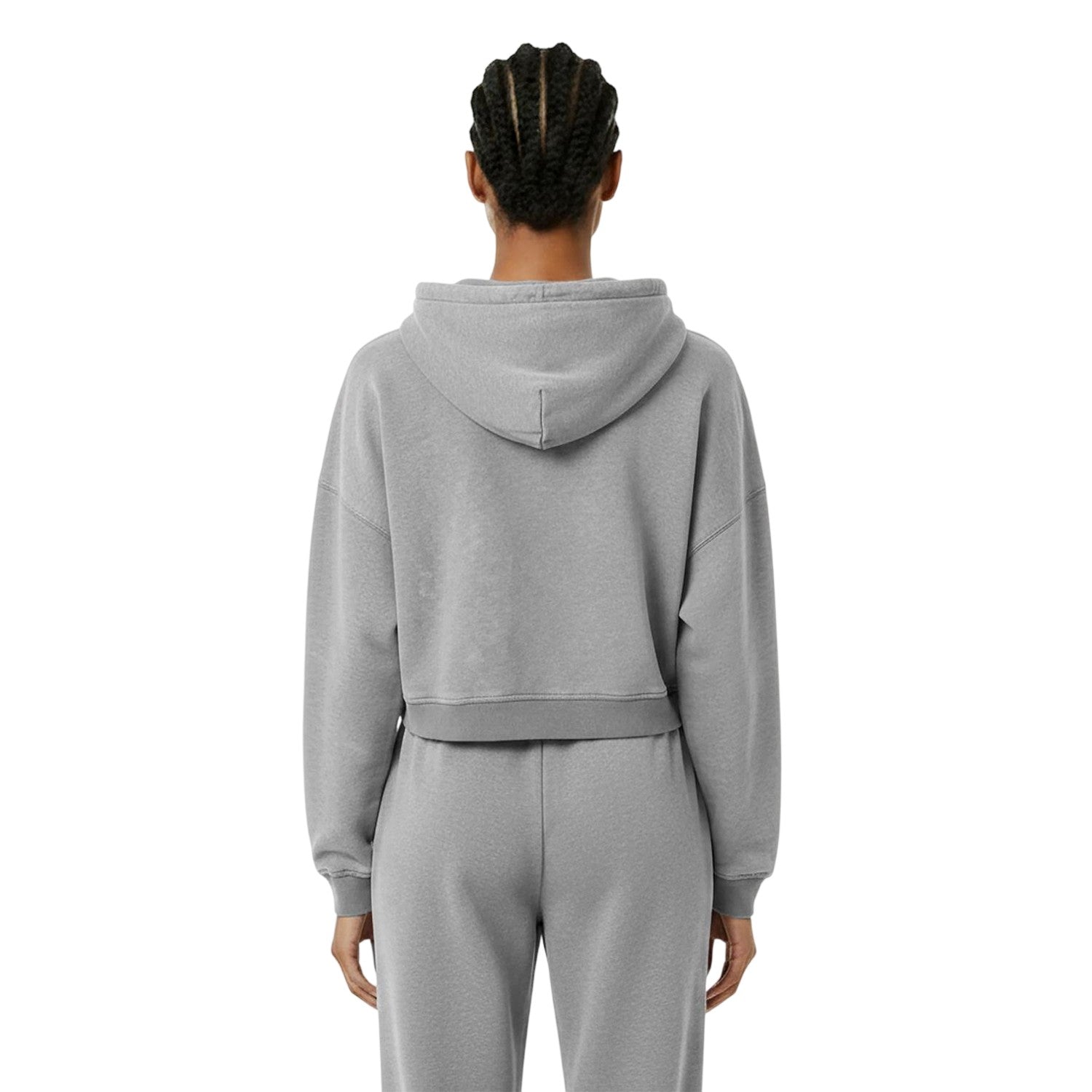 Washed Grey - Lifestyle - Jack Wills Womens-Ladies Washed Ribbed Cuff Sweat Jacket