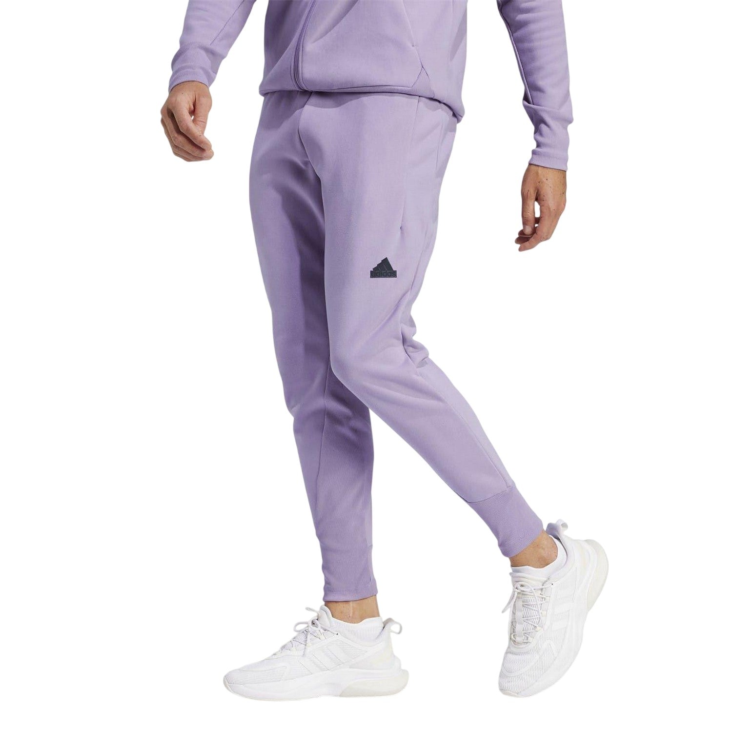 Purple - Side - Adidas Mens Z.N.E. Tracksuit Bottoms