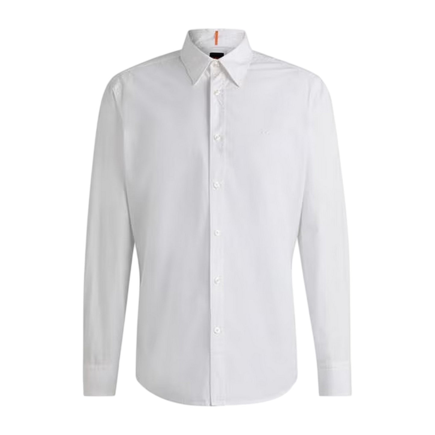 White - Front - Boss Mens Relegant 6 M Long-Sleeved Shirt