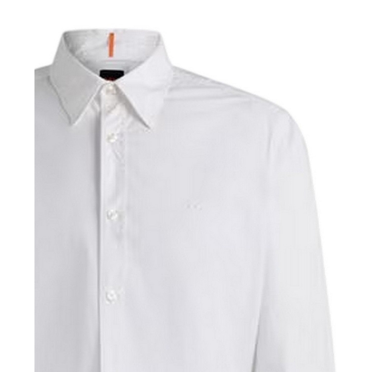 White - Side - Boss Mens Relegant 6 M Long-Sleeved Shirt