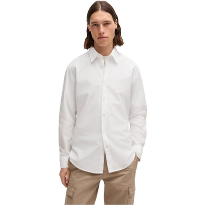 White - Pack Shot - Boss Mens Relegant 6 M Long-Sleeved Shirt