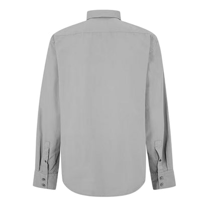 Grey - Back - Boss Mens Relegant 6 M Long-Sleeved Shirt