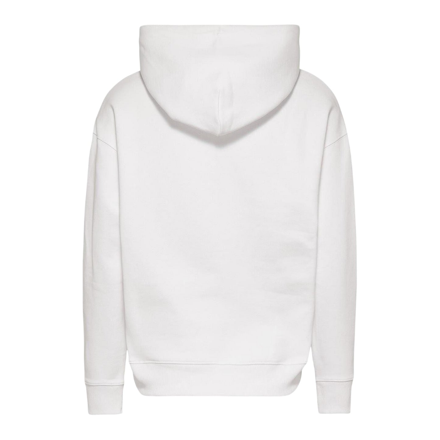 White - Back - Tommy Jeans Womens-Ladies Badge Relaxed Fit Hoodie