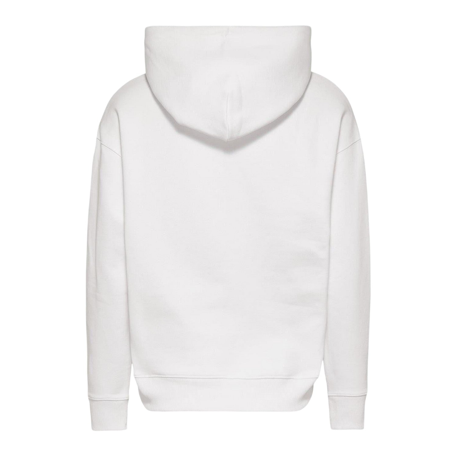 White - Back - Tommy Jeans Womens-Ladies Badge Relaxed Fit Hoodie