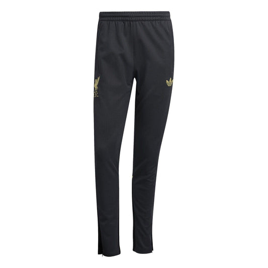 Black - Front - Adidas Mens Liverpool FC Tracksuit Bottoms