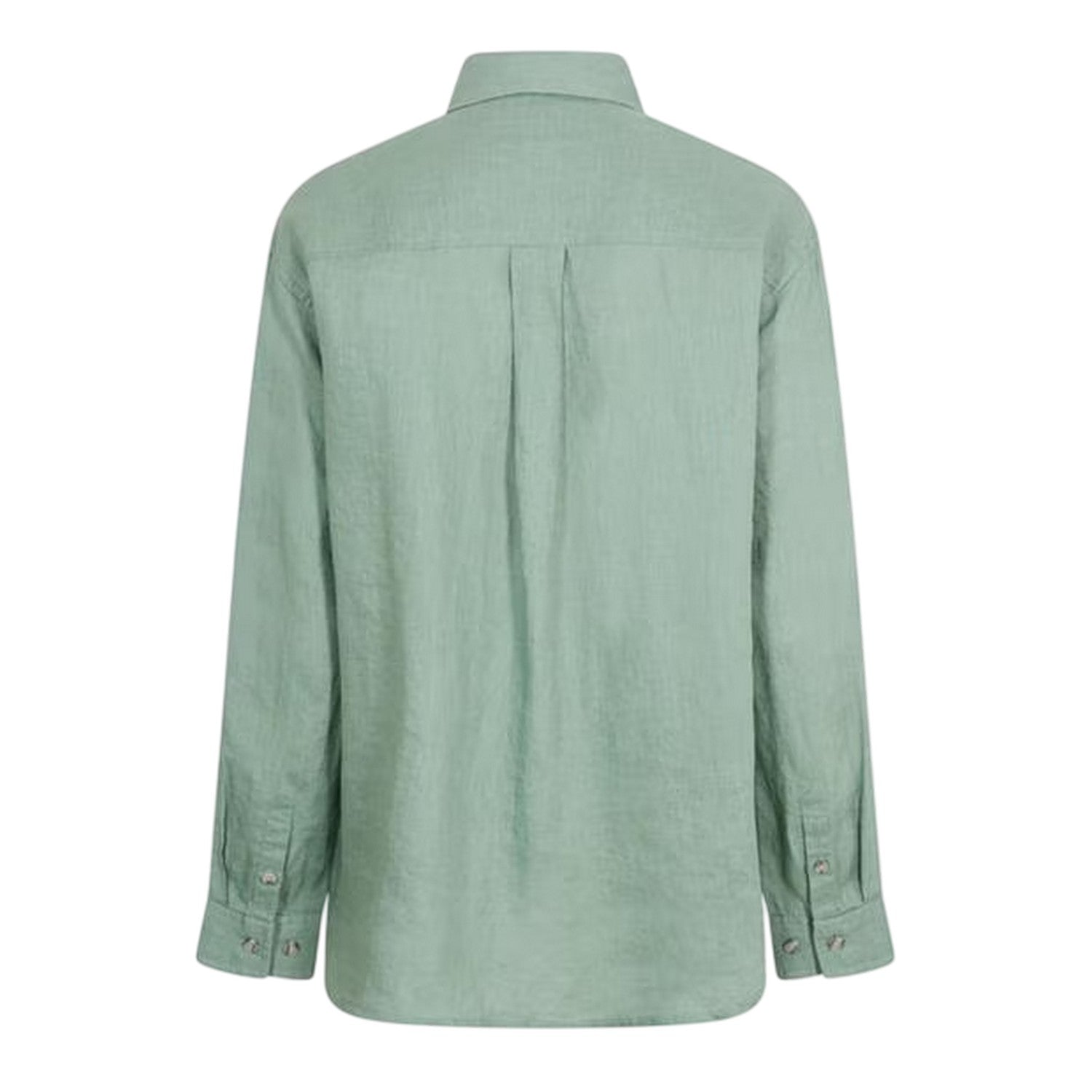 Green Bay - Back - Timberland Womens-Ladies Linen Collared Long-Sleeved Shirt