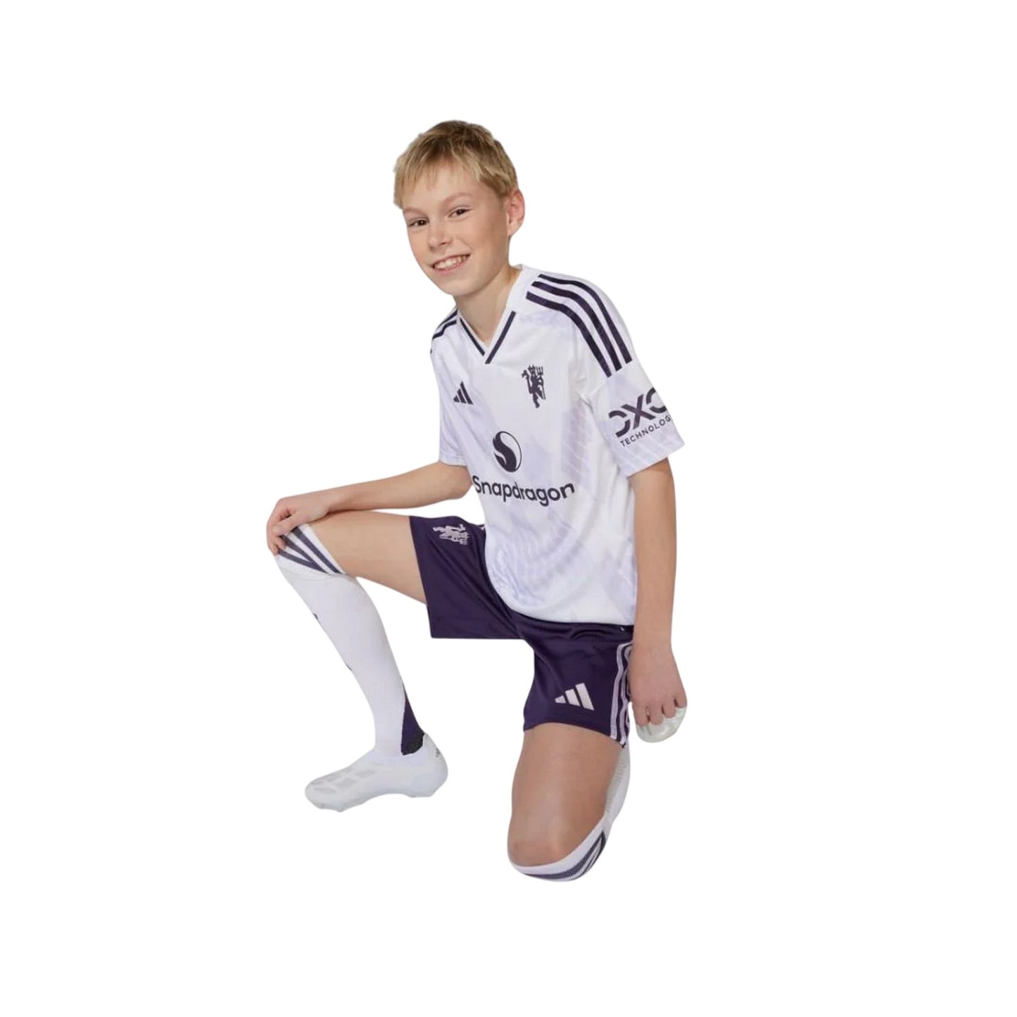 Red - Lifestyle - Adidas Childrens-Kids 2025-2026 Manchester United FC Away Shorts