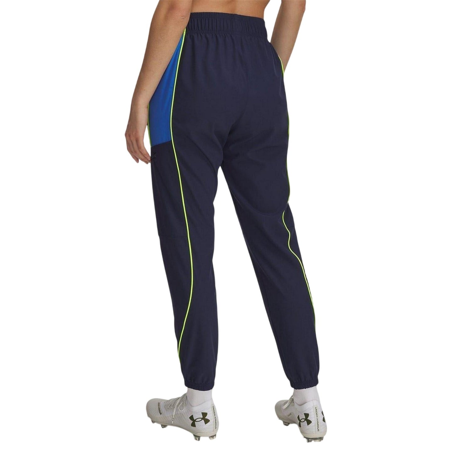 Washed Navy - Back - Under Armour Womens-Ladies Challenger Performance Joggers
