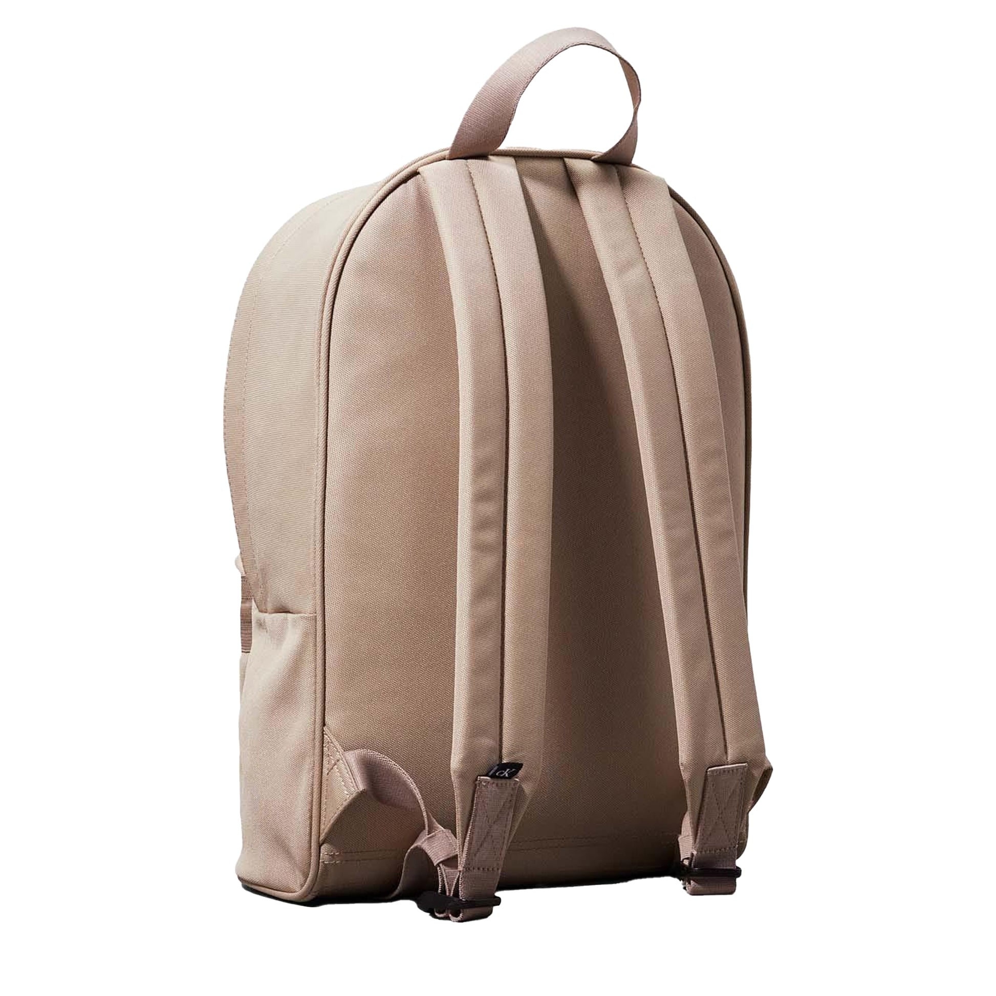 Grey - Back - Calvin Klein Round Logo Backpack