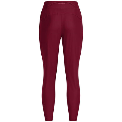Red - Back - Under Armour Womens-Ladies Qualifier Elite Tracksuit Bottoms