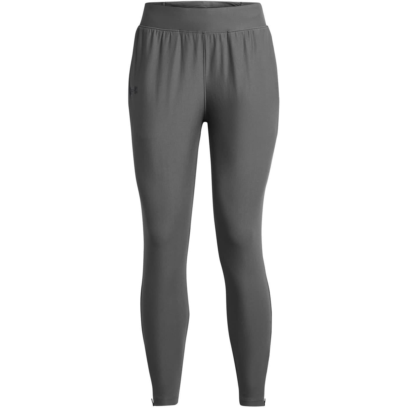 Grey - Front - Under Armour Womens-Ladies Qualifier Elite Tracksuit Bottoms