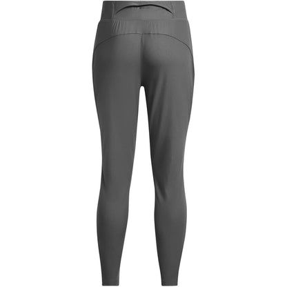 Grey - Back - Under Armour Womens-Ladies Qualifier Elite Tracksuit Bottoms