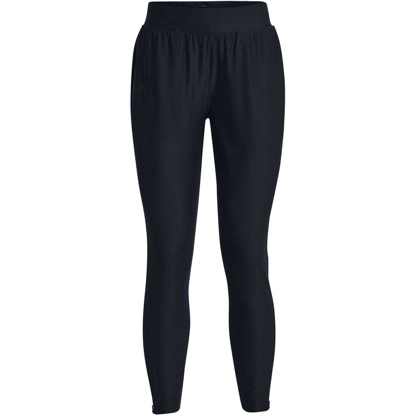 Black - Front - Under Armour Womens-Ladies Qualifier Elite Tracksuit Bottoms