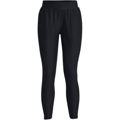 Black - Front - Under Armour Womens-Ladies Qualifier Elite Tracksuit Bottoms