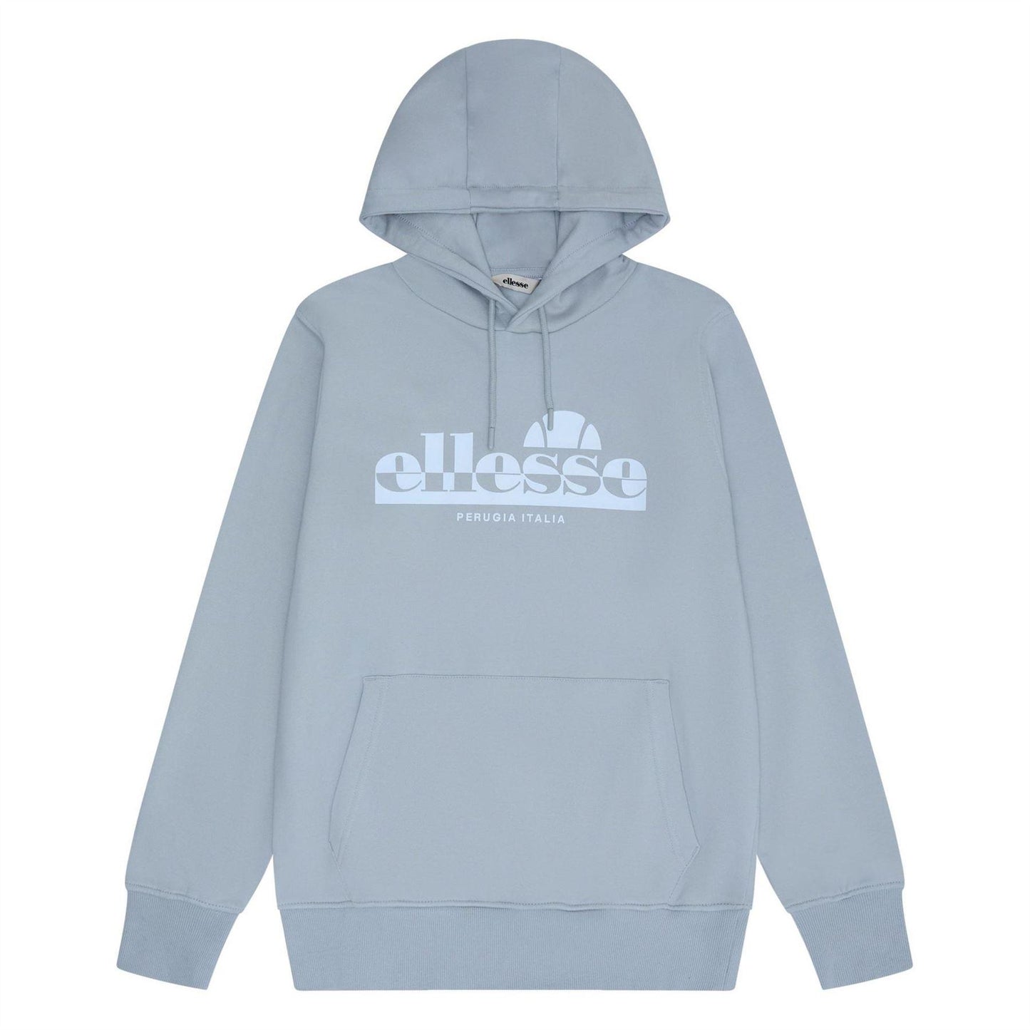 Light Grey - Front - Ellesse Mens Pullover Hoodie
