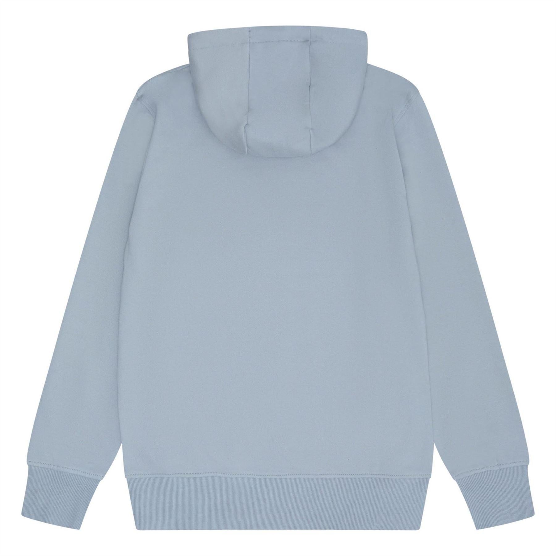 Light Grey - Back - Ellesse Mens Pullover Hoodie