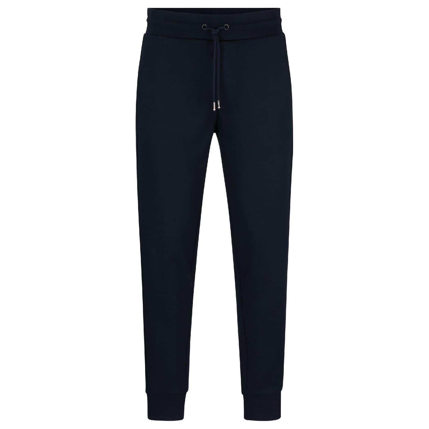 Dark Blue - Front - Boss Mens Lamont Slim Joggers