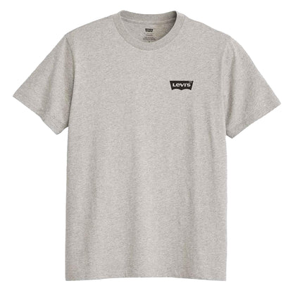 Grey - Front - Levis Mens Classic Bandana Print T-Shirt