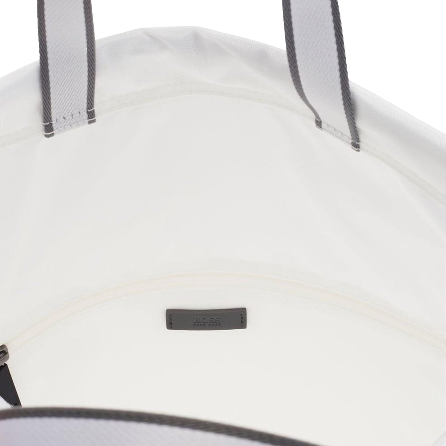 White - Back - Boss Tlove Drawstring Bag