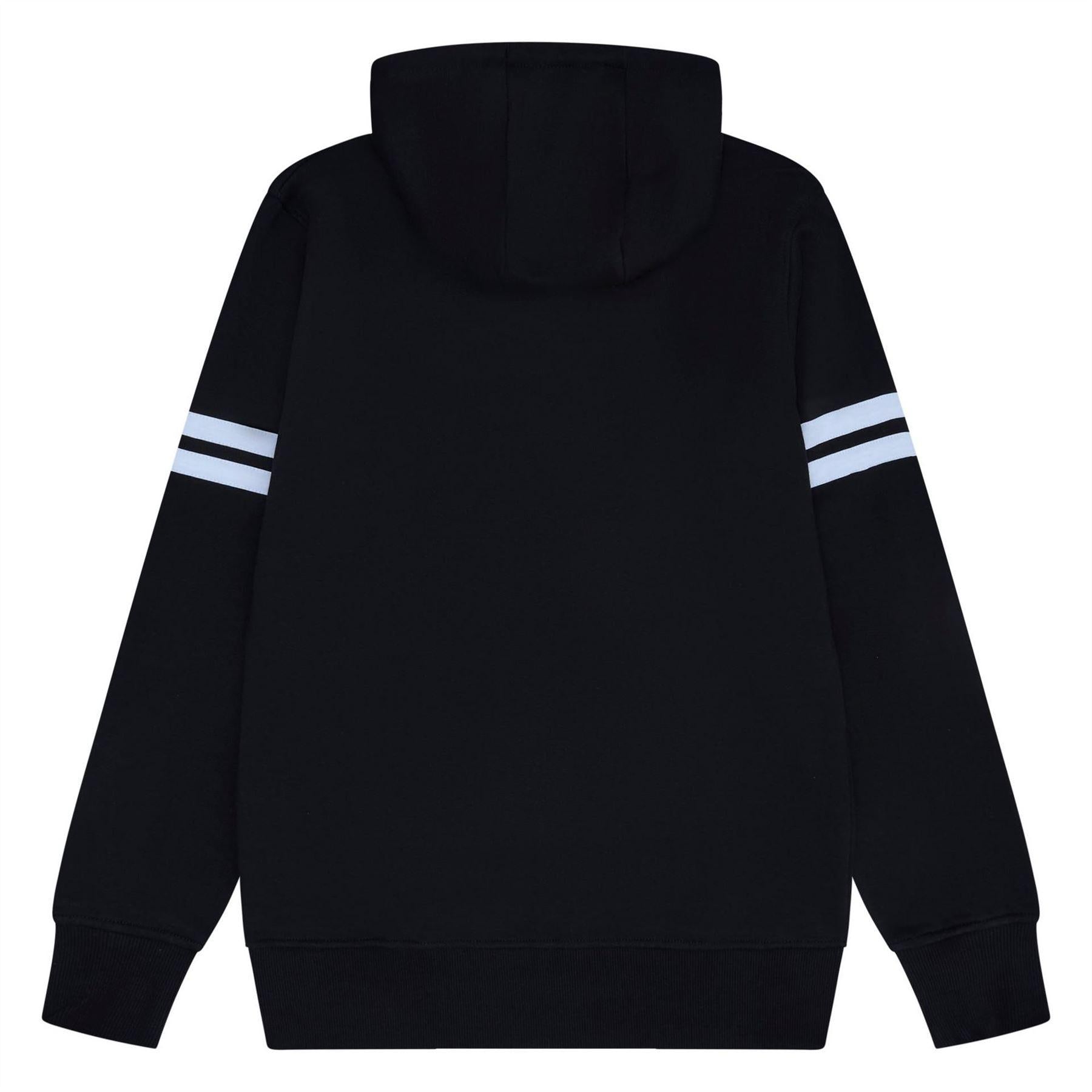 Black - Back - Ellesse Mens Long-Sleeved Pullover Hoodie