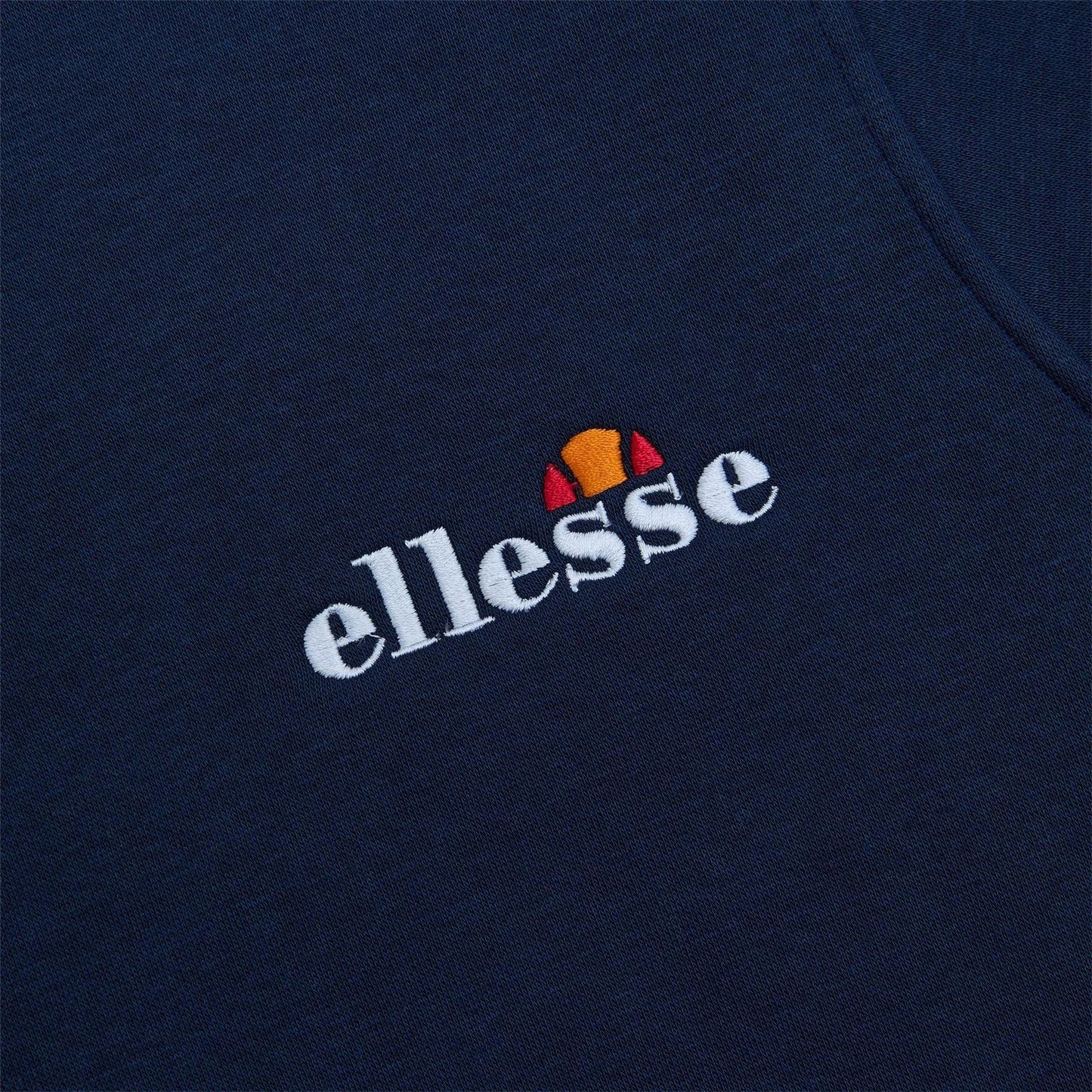 Navy - Side - Ellesse Mens Long-Sleeved Pullover Hoodie
