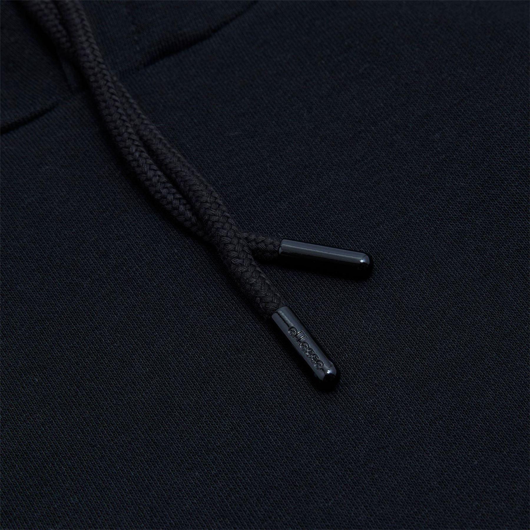 Black - Side - Ellesse Mens Long-Sleeved Pullover Hoodie